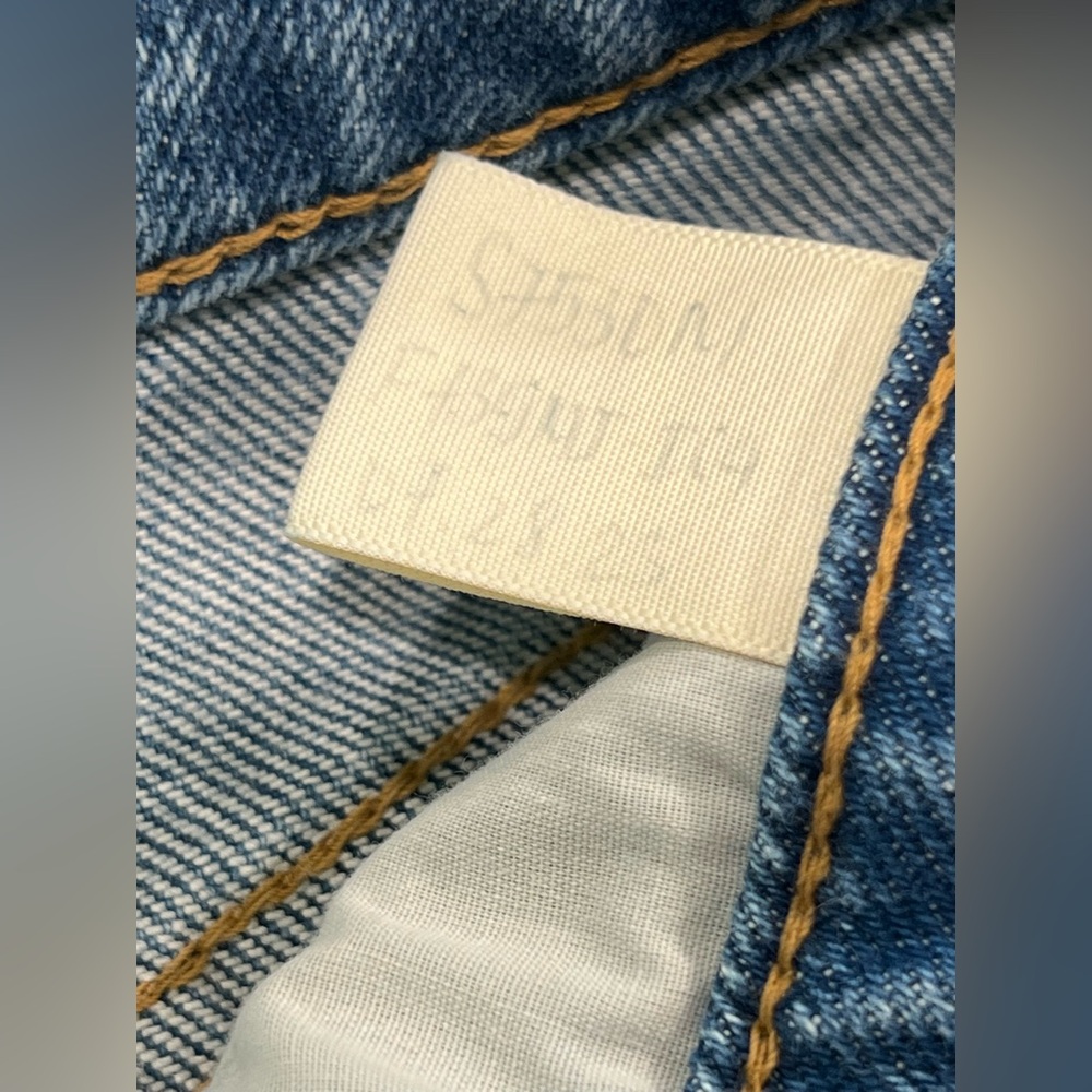 SNEAK PEEK Classic Medium Vintage Denim Mini Skirt - Picture 11 of 11
